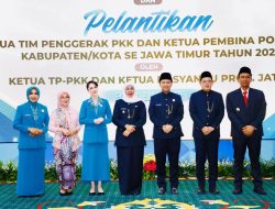 Dr. Hj. Cantika Wahono Resmi Dilantik Menjadi Ketua TP PKK Bojonegoro Periode 2025-2030