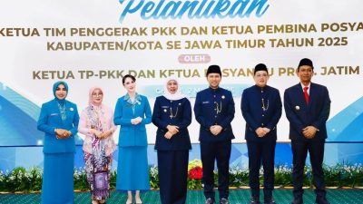 Dr. Hj. Cantika Wahono Resmi Dilantik Menjadi Ketua TP PKK Bojonegoro Periode 2025-2030