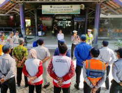 Jelang Lebaran, Dishub Bojonegoro dan Tim Gabungan Gelar Ramp Check Kendaraan Angkutan Umum 
