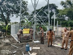 Dinas PTSP dan Satpol PP Kabupaten Bojonegoro Segel Bangunan Tower Telekomunikasi di Kecamatan Sumberrejo