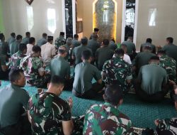 Kodim Bojonegoro Sholat Gaib untuk 3 Personel Polda Lampung yang Meninggal Dunia
