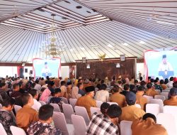 Melalui Daring, Pemkab Bojonegoro Bersama Forkopimda Ikuti Peluncuran 80.000 Kopdes Merah Putih