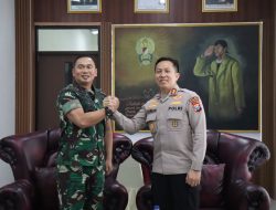 Sinergitas TNI- Polri, Kapolres Bojonegoro Silaturahmi ke Makodim 0813