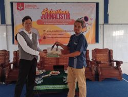 Wakili MTs Muga Sumberrejo, Machmud Shofi Raih Penghargaan Katagori Penulis tercepat di Pelatihan Jurnalistik