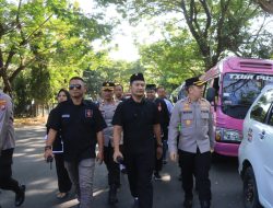 Keberangkatan Ratusan Warga Baru IKSPI Kera Sakti ke Padepokan Pusat Madiun Dapat Pengawalan Polres Bojonegoro 