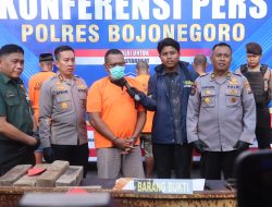 Satreskrim Polres Bojonegoro Ringkus Pelaku Pencurian Rel Kereta Api, Kerugian Capai Rp 57 Juta