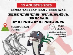 Semarak Merdeka, Pemdes Pumpungan Bojonegoro Bakal Menggelar Lomba Gogo Iwak