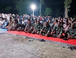 Satgas TMMD 125 Bojonegoro ikuti Doa Bersama HUT RI ke- 80