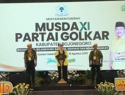 Ahmad Supriyanto Resmi Jabat Ketua DPD Partai Golkar Kabupaten Bojonegoro, Mitroatin Titip Pesan Kusus