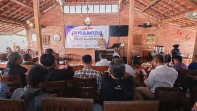 Pererat Hubungan Media dan Polri  Lewat PIRAMIDA di Bojonegoro