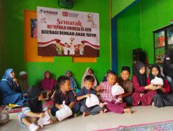Peringati HUT RI ke 80, PT Satu Sorot Network Berbagi Kebagiaan Pada Anak Yatim di Desa Pejambon