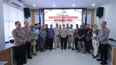 Temui Kapolres Bojonegoro, PKDI Siap Sinergi Jaga Kamtibmas dan Ketahanan Pangan