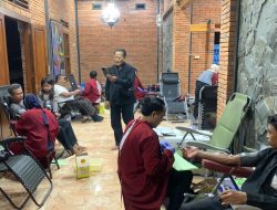 ‎Agenda Rutin, SH Terate Cabang Bojonegoro Lakukan Giat Donor Darah di Padepokan