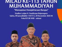 Warga Muhammadiyah Bojonegoro Bakal Penuhi Stadion Letjen H. Soedirman pada Perayaan Milad ke-113 Muhammadiyah