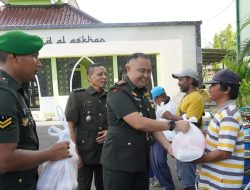 Peringati Hari Juang TNI AD Tahun 2025, Dandim Bagikan Sembako Pada Masyarakat 