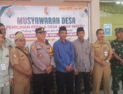 Musdes PAW Desa Sugihwaras Selesai , Apriyanto Unggul Tipis Atas Nur Jamil
