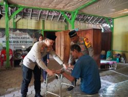 Polri Peduli , Kapolres Bojonegoro Berikan Bantuan Sosial bagi Warga Rentan 