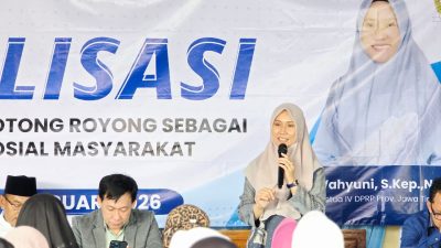 Sri Wahyuni Wakil Ketua IV DPRD Provinsi Jatim Serukan Gotong Royong Sebagai Simbol Bermasyarakat