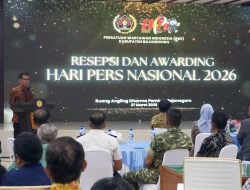 Hadiri Resepsi dan Awarding HPN 2026, Bupati Bojonegoro Dukung Langkah PWI Tingkatkan Kompetensi Wartawan