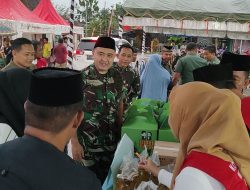 Kodim Bojonegoro Gelar Baksos, dan Bazar Murah dilokasi KDKMP Pungpungan Kalitidu
