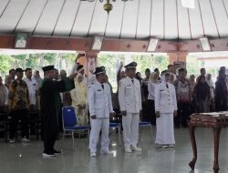 Lantik Tiga Kepala Desa Hasil PAW, Bupati Bojonegoro Ajak Bangun Harmoni untuk Majukan Desa