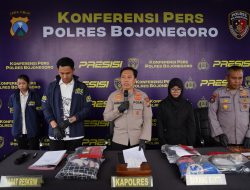 Dua Pelaku Curanmor Berhasil Diringkus Satreskrim Polres Bojonegoro 