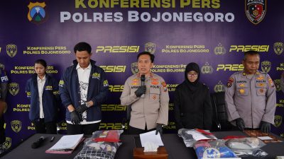 Dua Pelaku Curanmor Berhasil Diringkus Satreskrim Polres Bojonegoro 