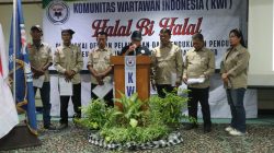 Hadiri Halal Bihalal dan Pengukuhan Pengurus se- Jawa Timur, Ketua DPC KWI Bojonegoro: Wadah Lahirkan Insan Pers Handal
