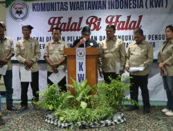 Hadiri Halal Bihalal dan Pengukuhan Pengurus se- Jawa Timur, Ketua DPC KWI Bojonegoro: Wadah Lahirkan Insan Pers Handal