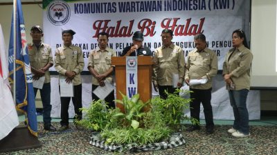 Hadiri Halal Bihalal dan Pengukuhan Pengurus se- Jawa Timur, Ketua DPC KWI Bojonegoro: Wadah Lahirkan Insan Pers Handal