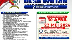 Pendaftaran Pilkades PAW Desa Wotan Sumberrejo Resmi Dibuka, Panitia Pastikan Berjalan Sesuai Tahapan