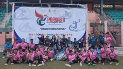 Taklukkan Ngraho 3-0, Kontingen Kecamatan Balen Raih Medali Emas Cabor Sepak Bola Pada Porkab II Bojonegoro