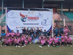 Taklukkan Ngraho 3-0, Kontingen Kecamatan Balen Raih Medali Emas Cabor Sepak Bola Pada Porkab II Bojonegoro