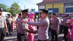 Puluhan Personel Polres Bojonegoro Naik Pangkat