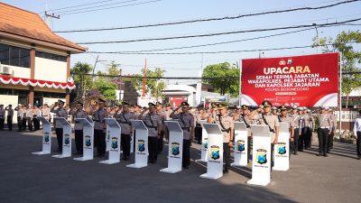 Rotasi Jabatan di Polres Bojonegoro Bergulir, Ini Daftar Pejabat yang Berganti