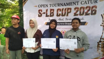 Murid MTs Muga Sumberrejo Sabet Juara 2 Open Tournament Catur S-LB Cup 2026 Jawa Timur