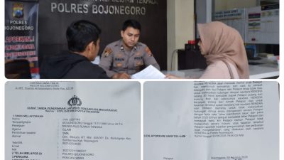 Dugaan Penganiayaan Warga Sumberrejo Berlanjut, Terlapor Balik Laporkan Pelapor ke SPKT Polres Bojonegoro