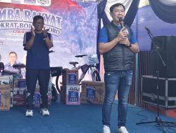 Perkuat Kebersamaan Dalam Rangka HUT ke 25, DPD Partai Demokrat Bojonegoro Gelar Senam Sehat