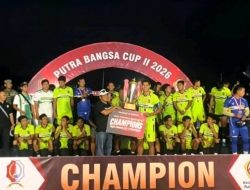 Karangdowo FC Angkat Trofi Pada Turnamen Sepak Bola Putra Bangsa Cup II tahun 2026