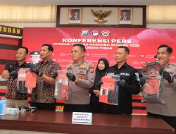 Ops Tumpas Narkoba Semeru 2026, Polresta Tuban Amankan 53,649 Gram Jenis Narkotika 