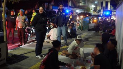 Patroli Cipkon Malam Akir Pekan, Polres Bojonegoro Tertibkan 26 Motor Tak Sesuai Spektek