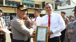 Satresnarkoba Polres Pelabuhan Tanjung Perak Sabet Penghargaan Pengungkapan Kasus Narkoba Terbanyak