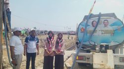 Dukung Kegiatan Pramuka di Bumi Perkemahan Kayulemah, Partai Gerindra Droping Air Bersih Sebanyak 54 Ribu liter