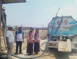 Dukung Kegiatan Pramuka di Bumi Perkemahan Kayulemah, Partai Gerindra Droping Air Bersih Sebanyak 54 Ribu liter
