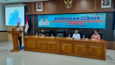 Dinperinaker Bojonegoro Gelar Bimtek Terkait Penyusunan Peraturan Perusahaan