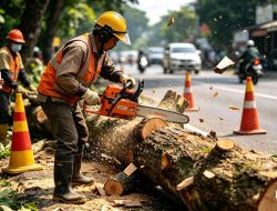 Nekad Tebang Pohon di Pinggir Jalan Raya, Sanksi Hukum Mengintai Oknum Perangkat Desa Karangdinoyo, Bojonegoro