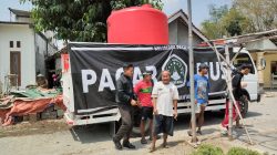 Dampak Kemarau Panjang, Pagar Nusa Ranting Kayulemah Gelar Aksi Sosial Salurkan Bantuan Air Bersih