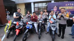 Sempat Hilang, Polres Bojonegoro Kembalikan 3 Motor Korban Curanmor Gratis 